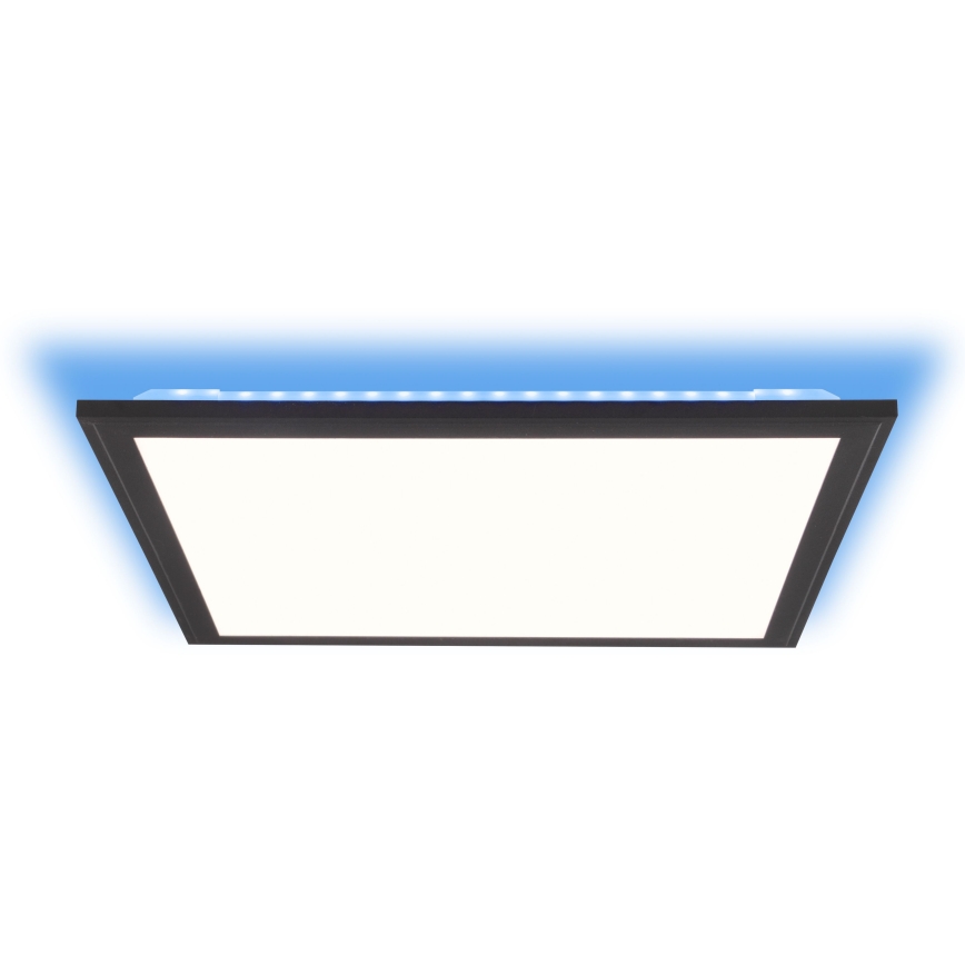 Brilliant - Dimmbare LED-RGBW-Deckenleuchte ALLIE LED/24W/230V 2700-6500K schwarz + Fernbedienung