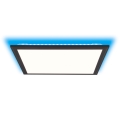 Brilliant - Dimmbare LED-RGBW-Deckenleuchte ALLIE LED/24W/230V 2700-6500K schwarz + Fernbedienung