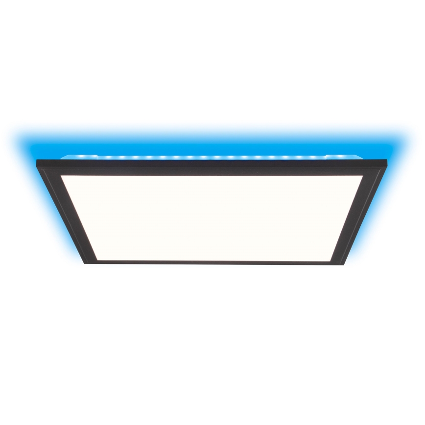Brilliant - Dimmbare LED-RGBW-Deckenleuchte ALLIE LED/24W/230V 2700-6500K schwarz + Fernbedienung