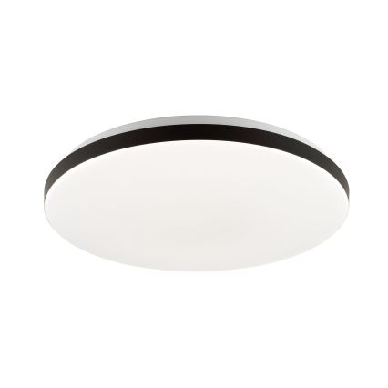 Brilliant - Dimmbare LED-RGBW-Deckenleuchte LIVIO LED/20W/230V 3000-6500K d 49 cm schwarz + Fernbedienung