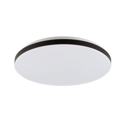 Brilliant - LED RGBW dimmbare Deckenleuchte LIVIO LED/20W/230V 3000–6500K Ø 38,5 cm schwarz + Fernbedienung