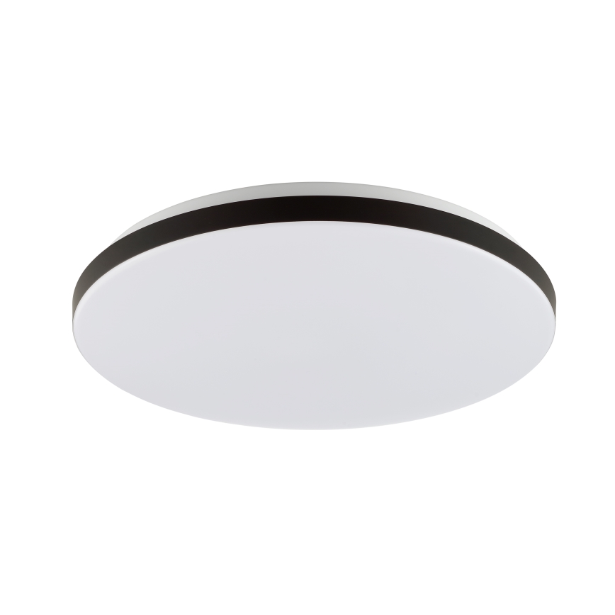 Brilliant - LED RGBW dimmbare Deckenleuchte LIVIO LED/20W/230V 3000–6500K Ø 38,5 cm schwarz + Fernbedienung