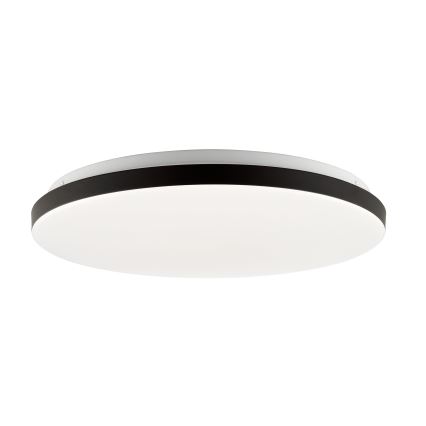 Brilliant - LED RGBW dimmbare Deckenleuchte LIVIO LED/20W/230V 3000–6500K Ø 38,5 cm schwarz + Fernbedienung