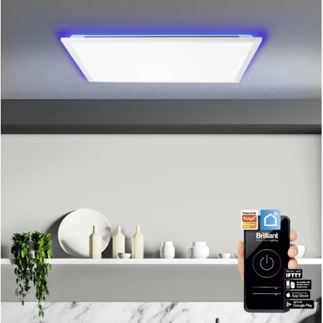 Brilliant – Dimmbare LED-RGBW-Leuchte ELLERY LED/37W/230V Wi-Fi Tuya +  Fernbedienung
