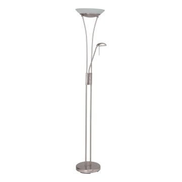 Brilliant - Dimmbare LED-Stehlampe FINN 2xLED/13W/230V mattchrom