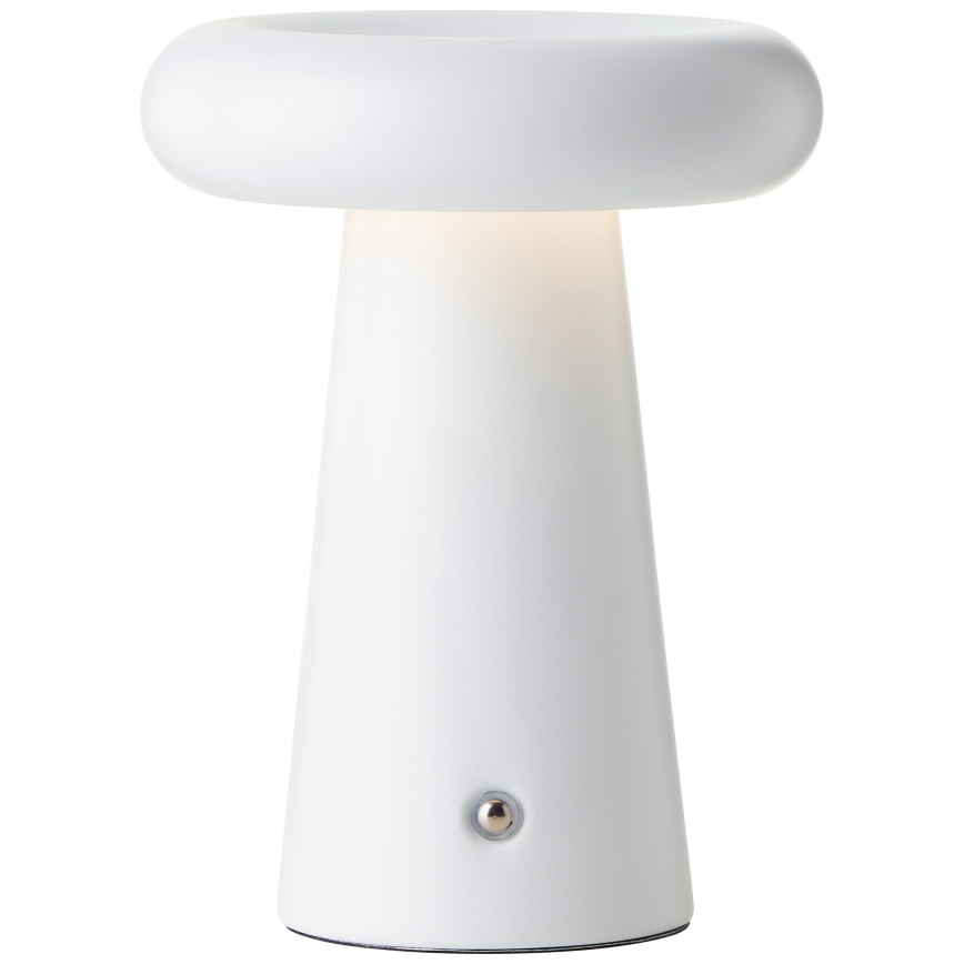 Brilliant - Dimmbare LED-Outdoor-Tischleuchte mit Touch-Funktion MUFFIN LED/3W/5V USB IP44 weiß