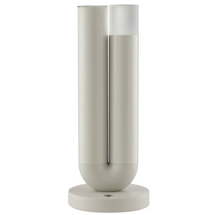 Brilliant - LED-dimmbare, wiederaufladbare, touchgesteuerte Außen-Tischlampe SAYU LED/2,5W/5V 2700K 2600 mAh IP44 grau