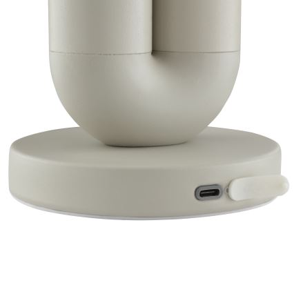 Brilliant - LED-dimmbare, wiederaufladbare, touchgesteuerte Außen-Tischlampe SAYU LED/2,5W/5V 2700K 2600 mAh IP44 grau