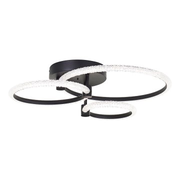 Brilliant - Dimmbares LED-Deckenlicht AYDIN LED/34W/230V 3000-6500K schwarz + Fernbedienung