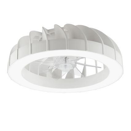 Brilliant - LED RGBW dimmbarer Deckenventilator mit Licht FANORA LED/30W/230V 2700-6500K Ø 46 cm weiß + Fernbedienung