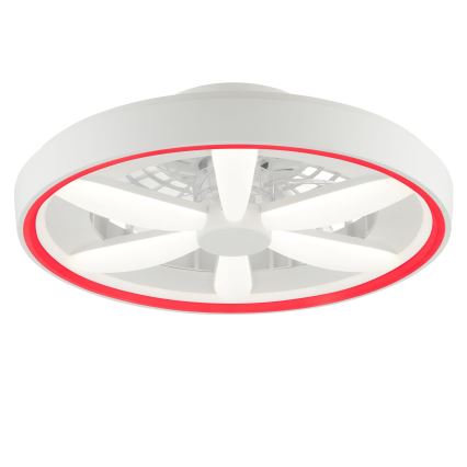 Brilliant - LED RGBW dimmbarer Deckenventilator mit Licht GAIANO LED/48W/230V 2700-6500K Weiß + Fernbedienung