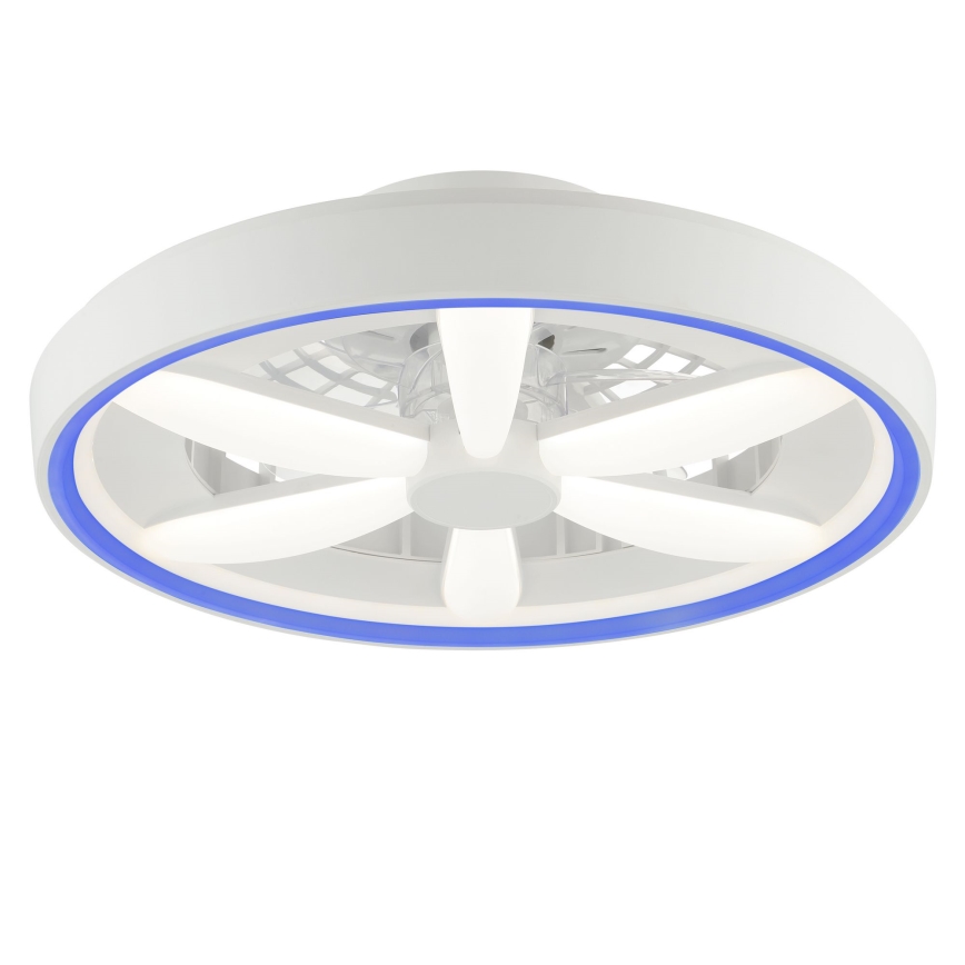 Brilliant - LED RGBW dimmbarer Deckenventilator mit Licht GAIANO LED/48W/230V 2700-6500K Weiß + Fernbedienung