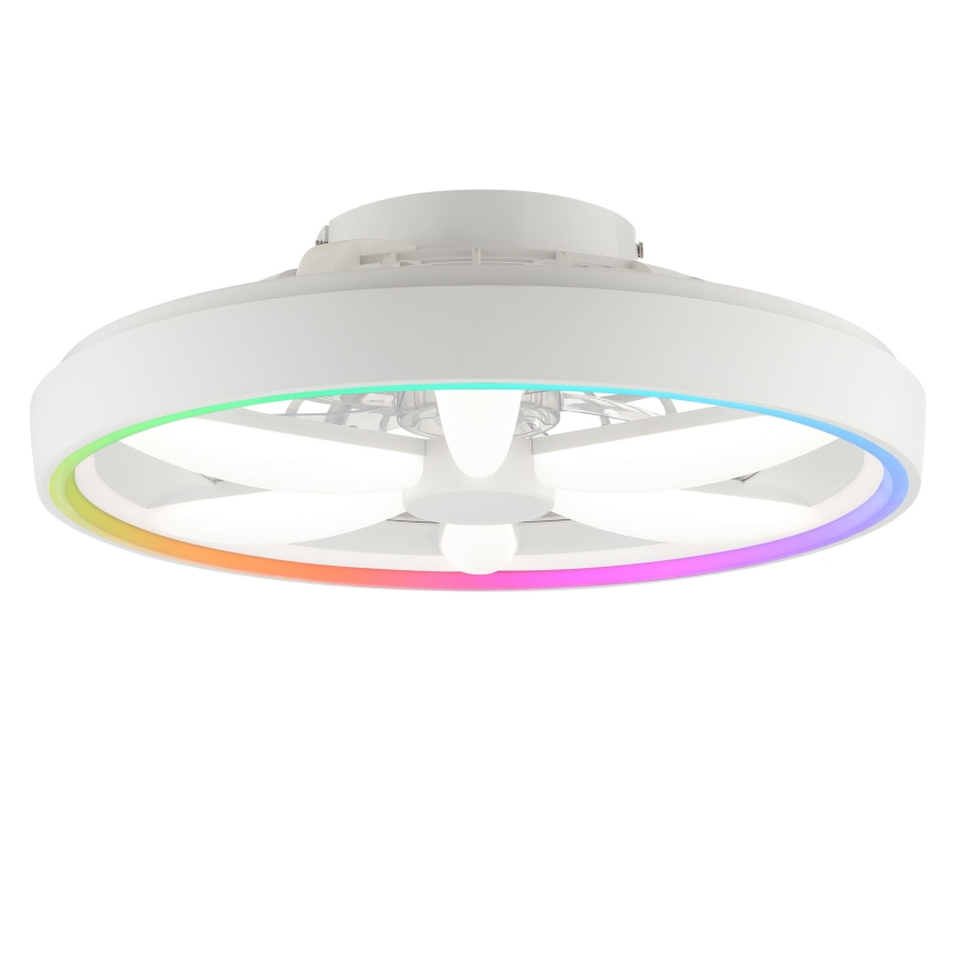 Brilliant - LED RGBW dimmbarer Deckenventilator mit Licht GAIANO LED/48W/230V 2700-6500K Weiß + Fernbedienung