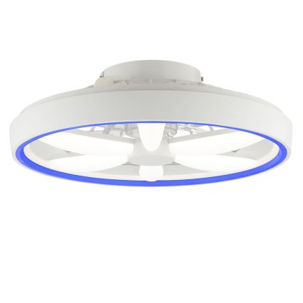 Brilliant - LED RGBW dimmbarer Deckenventilator mit Licht GAIANO LED/48W/230V 2700-6500K Weiß + Fernbedienung
