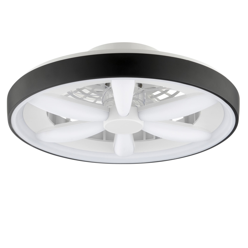 Brilliant - LED RGBW dimmbarer Deckenventilator mit Licht GAIANO LED/48W/230V 2700-6500K Schwarz + Fernbedienung