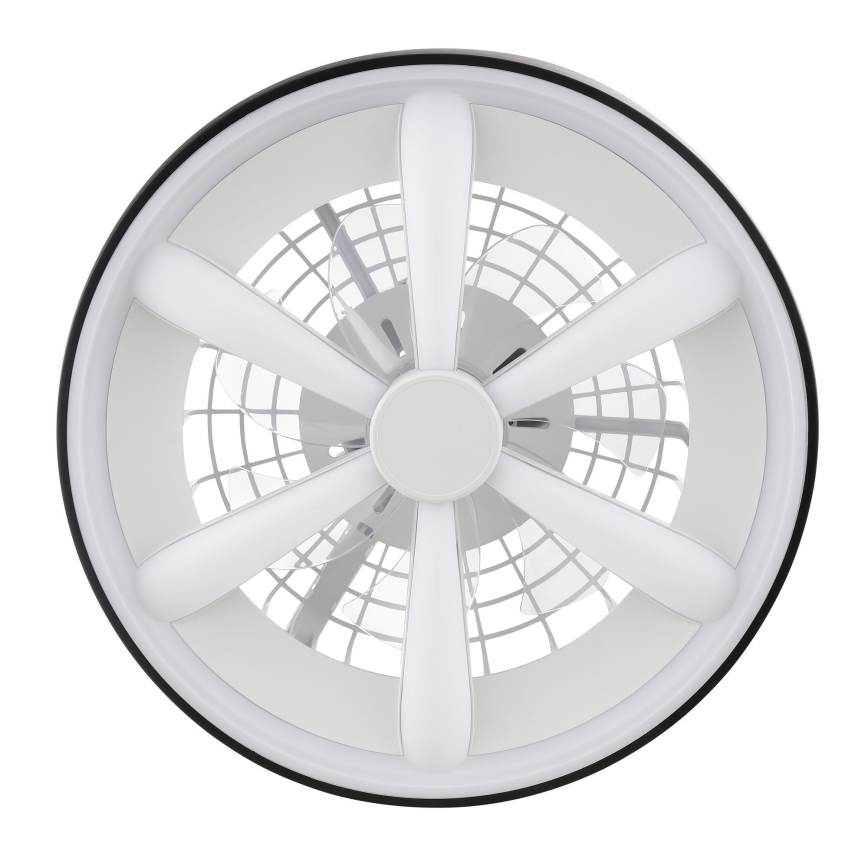 Brilliant - LED RGBW dimmbarer Deckenventilator mit Licht GAIANO LED/48W/230V 2700-6500K Schwarz + Fernbedienung