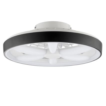 Brilliant - LED RGBW dimmbarer Deckenventilator mit Licht GAIANO LED/48W/230V 2700-6500K Schwarz + Fernbedienung