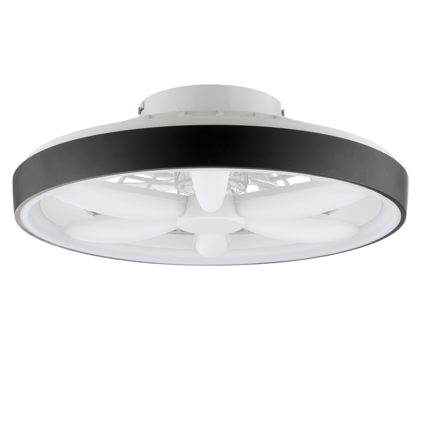 Brilliant - LED RGBW dimmbarer Deckenventilator mit Licht GAIANO LED/48W/230V 2700-6500K Schwarz + Fernbedienung