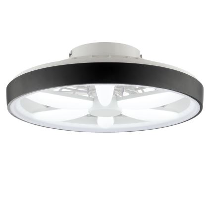 Brilliant - LED RGBW dimmbarer Deckenventilator mit Licht GAIANO LED/48W/230V 2700-6500K Schwarz + Fernbedienung