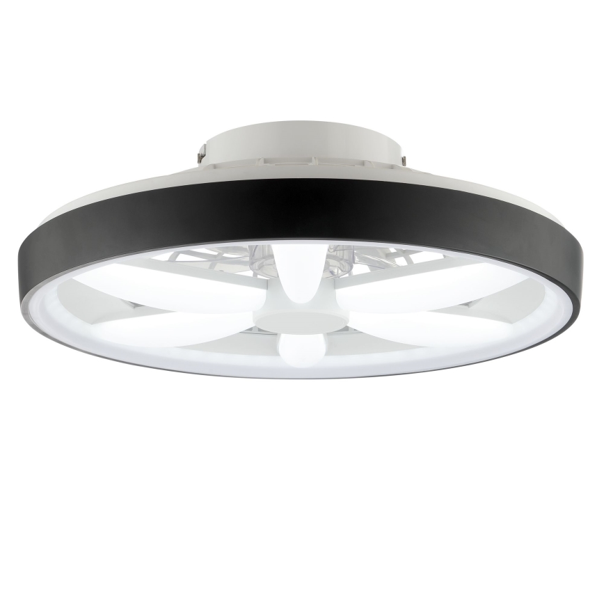 Brilliant - LED RGBW dimmbarer Deckenventilator mit Licht GAIANO LED/48W/230V 2700-6500K Schwarz + Fernbedienung