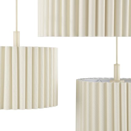 Brilliant - Hängeleuchte an Kabeln VELIN 3xE27/20W/230V Ø 61 cm cremefarben