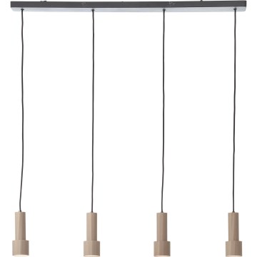 Brilliant - Hängeleuchte CADIZ 4xGU10/10W/230V bronzen