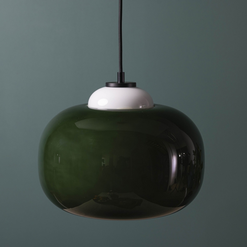 Brilliant - Kabel-Hängeleuchte BLOP 1xE27/60W/230V grün