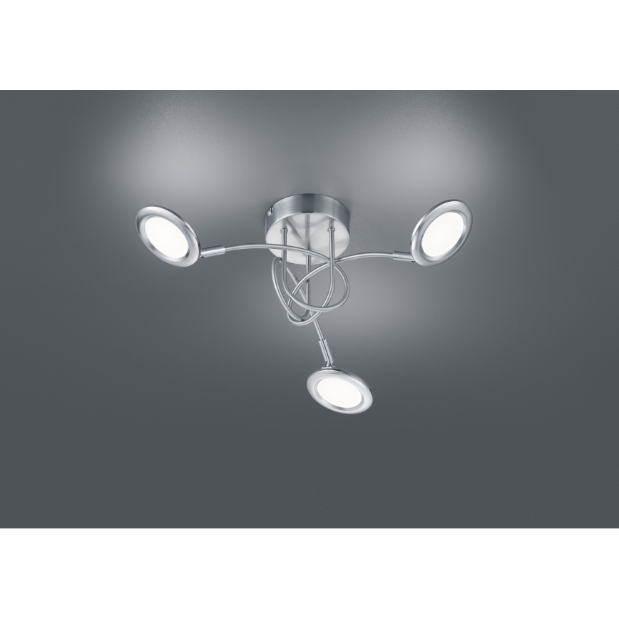 Brilliant - LED-Aufbauleuchte SESSION 3xLED/3,1W/230V 3000/4000/6500K mattchrom