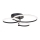 Brilliant - LED Deckenlampe AYDIN dimmbar LED/34W/230V 3000-6500K schwarz + Fernbedienung