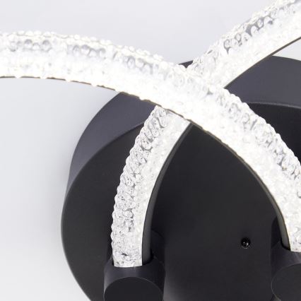 Brilliant - LED Deckenlampe AYDIN dimmbar LED/34W/230V 3000-6500K schwarz + Fernbedienung