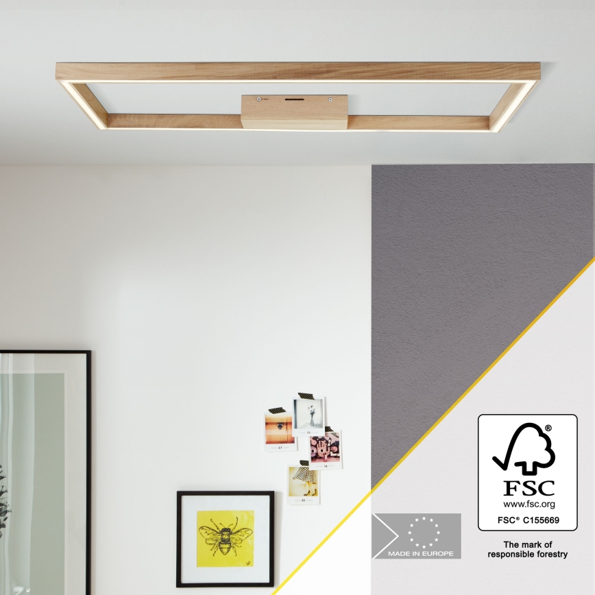 Brilliant - LED-Deckenleuchte DELGROSSO LED/24W/230V 3000K Eiche