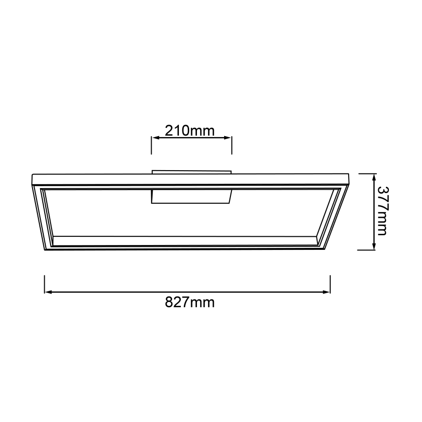Brilliant - LED-Deckenleuchte DELGROSSO LED/24W/230V 3000K Eiche