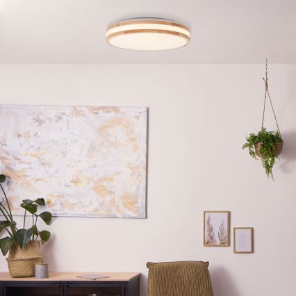 Brilliant - LED-Deckenleuchte LASKOS LED/22W/230V Ø 38 cm Gummibaum
