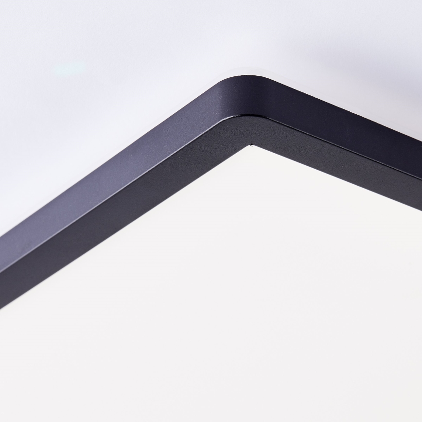 Brilliant - LED-Deckenleuchte MILTON LED/18W/230V 29,3x29,3 cm schwarz