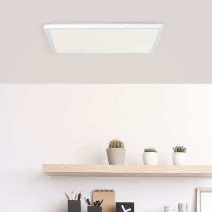 Brilliant - LED Deckenleuchte MILTON LED/24W/230V 42x42 cm weiß