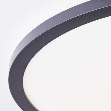 Brilliant - LED-Deckenleuchte MILTON LED/24W/230V Ø 42 cm schwarz