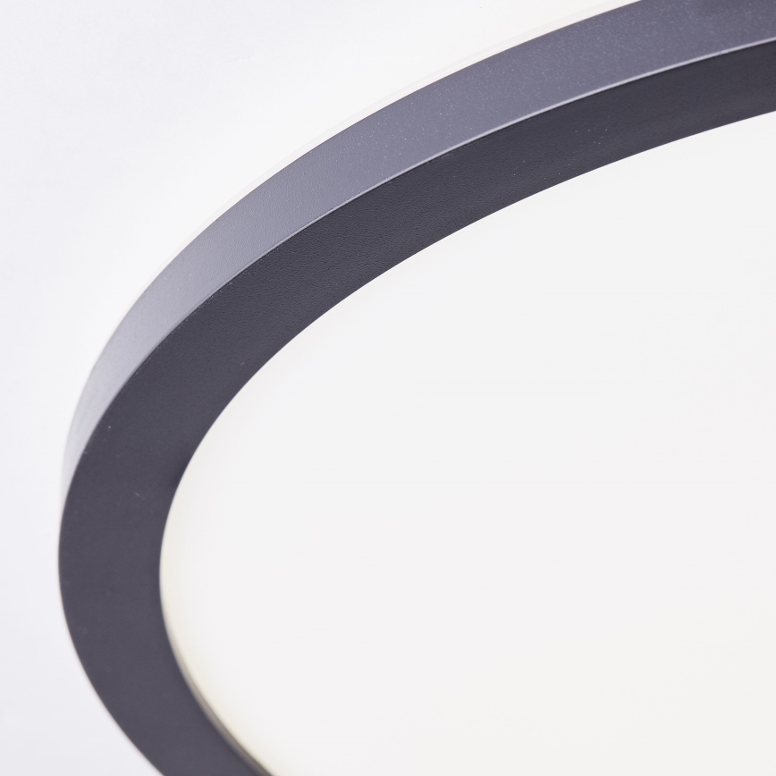 Brilliant - LED-Deckenleuchte MILTON LED/24W/230V Ø 42 cm schwarz