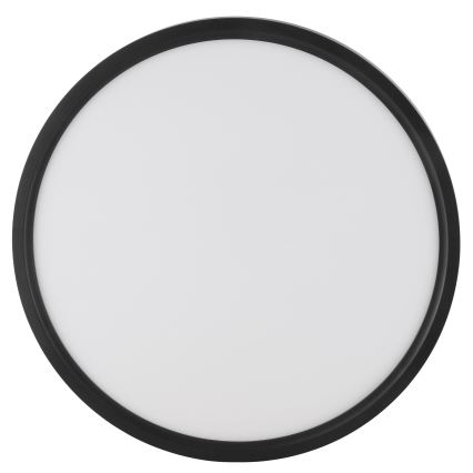 Brilliant - LED Deckenleuchte mit Bewegungs- und Dämmerungssensor GALO LED/26W/230V Ø 40 cm schwarz