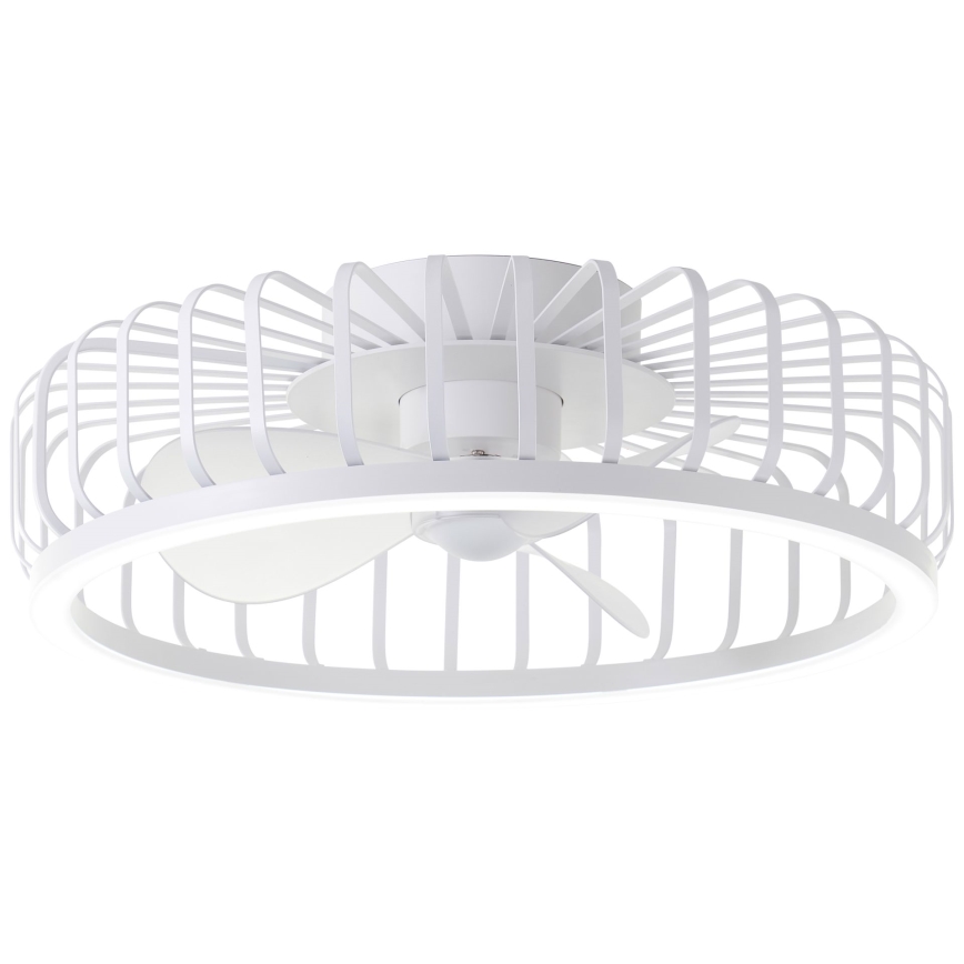 Brilliant - Dimmbare LED-Deckenleuchte mit Ventilator CAPO LED/36W/230V 2700-6500K Ø 48 cm weiß + Fernbedienung