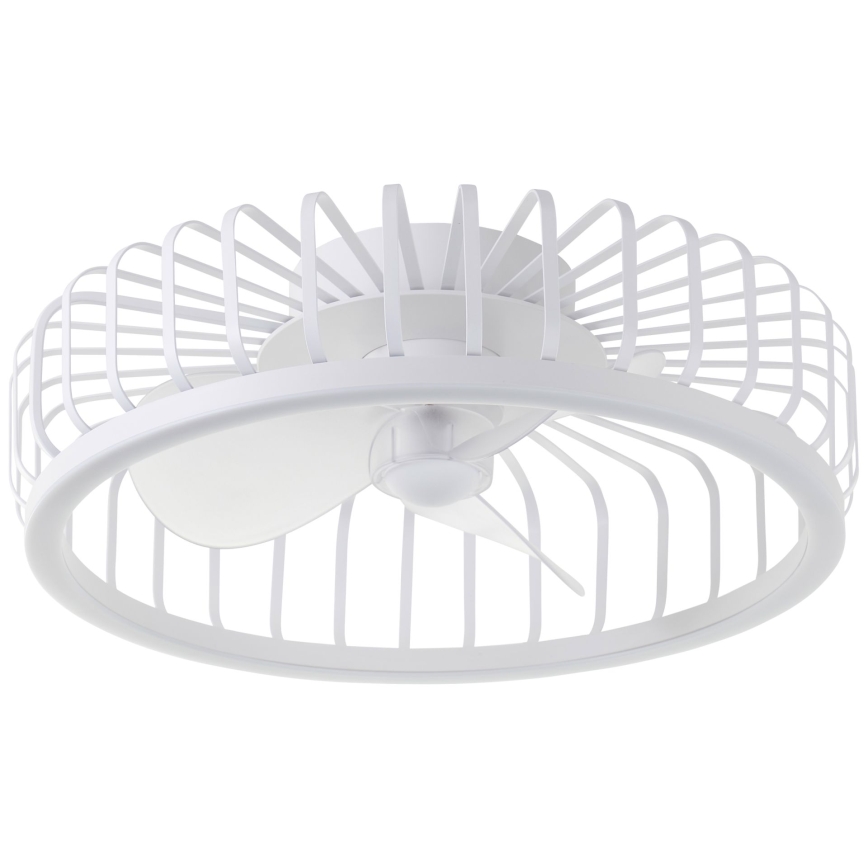 Brilliant - Dimmbare LED-Deckenleuchte mit Ventilator CAPO LED/36W/230V 2700-6500K Ø 48 cm weiß + Fernbedienung