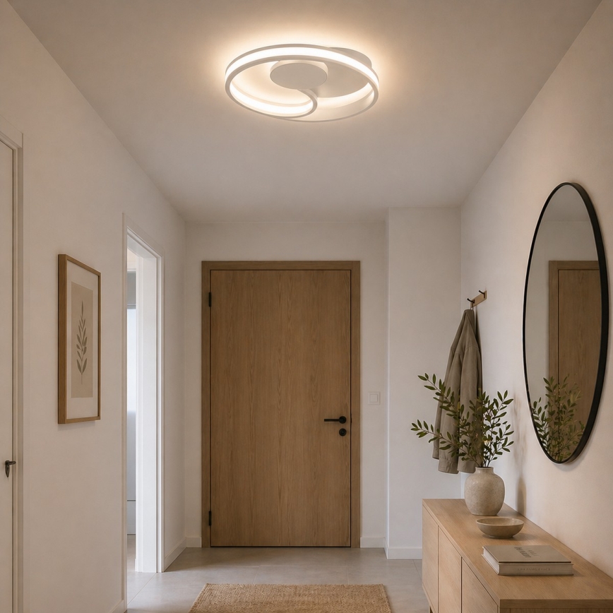 Brilliant - LED Deckenleuchte REVOLA LED/33W/230V 3000/4000/6500K Ø 40 cm weiß