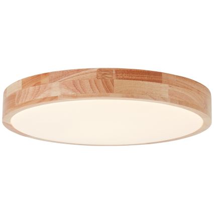 Brilliant - LED-Deckenleuchte SLIMLINE LED/22W/230V Ø 39 cm Gummibaumholz