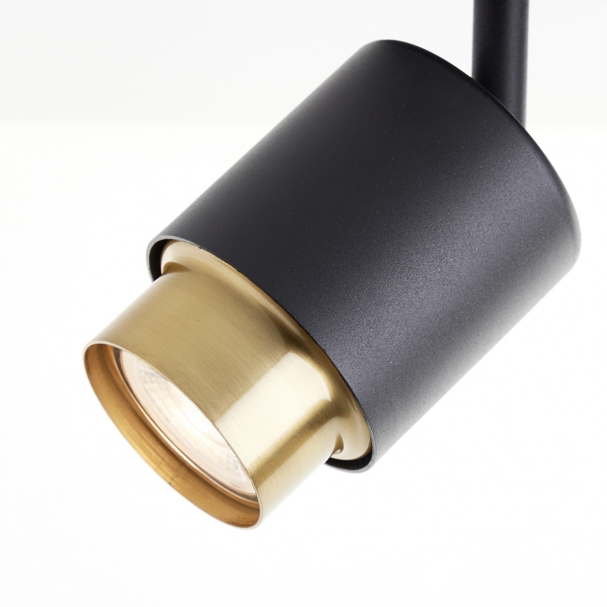 Brilliant - LED-Deckenspot COVELO 3xGU10/5W/230V schwarz/gold