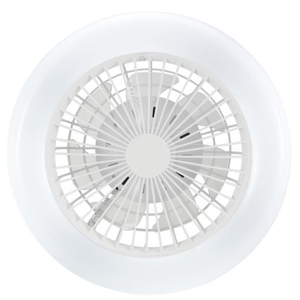 Brilliant - dimmbare LED-Deckenleuchte mit Ventilator MONTERO LED/20W/230V 2700-6500K Ø 42 cm weiß + Fernbedienung