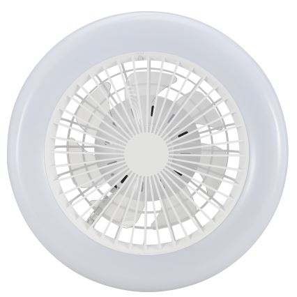 Brilliant - dimmbare LED-Deckenleuchte mit Ventilator MONTERO LED/20W/230V 2700-6500K Ø 42 cm weiß + Fernbedienung
