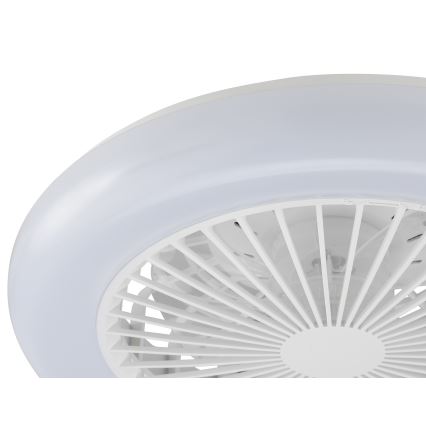 Brilliant - dimmbare LED-Deckenleuchte mit Ventilator MONTERO LED/20W/230V 2700-6500K Ø 42 cm weiß + Fernbedienung