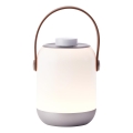 Brilliant - LED dimmbare Außen-Tischlampe GEMMA LED/1,9W/5V 1800 mAh IP44 weiß