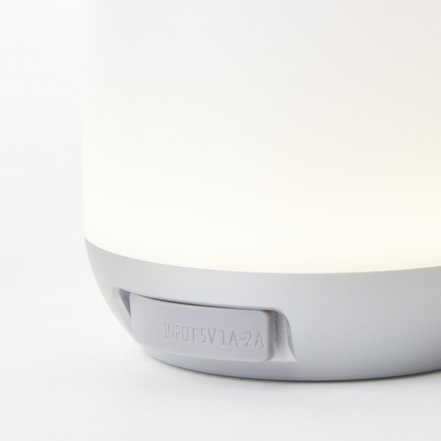 Brilliant - LED dimmbare Außen-Tischlampe GEMMA LED/1,9W/5V 1800 mAh IP44 weiß