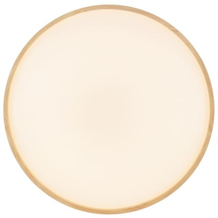 Brilliant - dimmbare LED-Deckenleuchte ALSON LED/21W/230V 3000–6500K Ø 49,5 cm Kautschukbaum + Fernbedienung