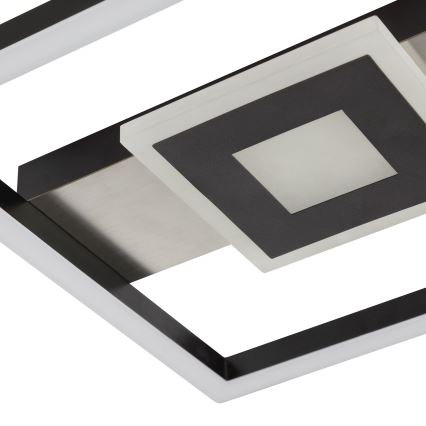 Brilliant - LED dimmbare Deckenleuchte BALDO LED/18W/230V schwarz